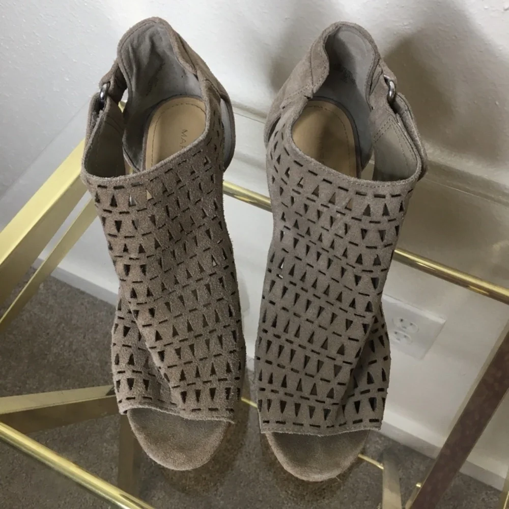 Marc Fisher Helina Platform Espadrille Wedge Sandals 8